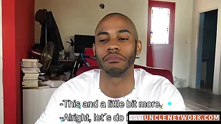 SayUncleNetwork&period;com - Undeceptive jock's raw threesome POV for cash with twosome cocks